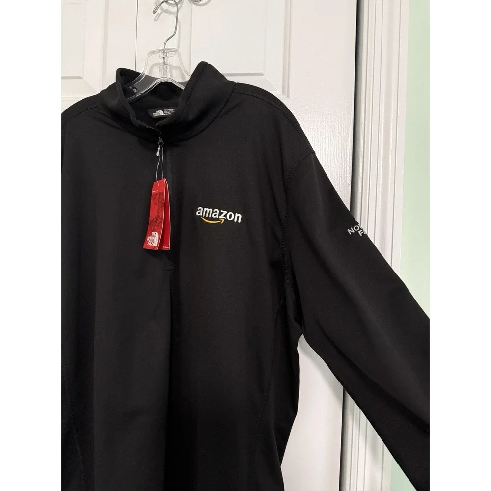 The North Face‎ 1/4 zip pullover Amazon Branded Mens Size XXL Black